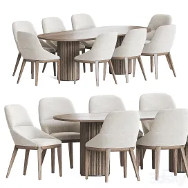 Queen chair campbell table dining